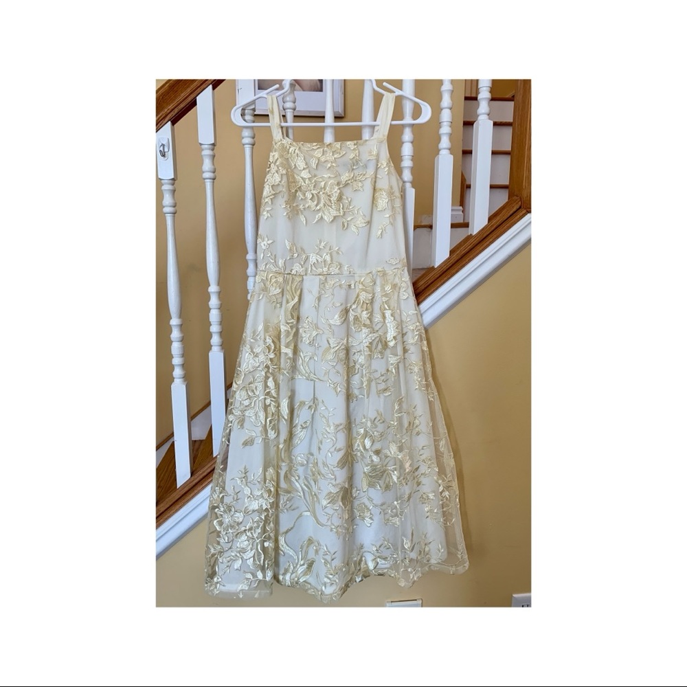 gold mini dress